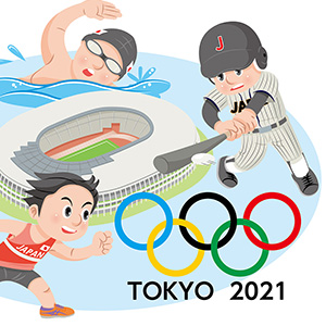 2022東京オリンピックの各スポーツ種目のイラスト